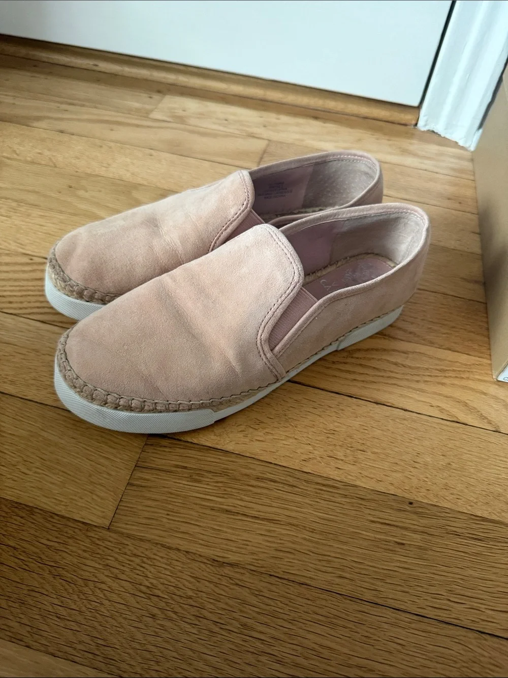 Vince Camuto Slip-On Espadrille Sneakers in Blush Pink